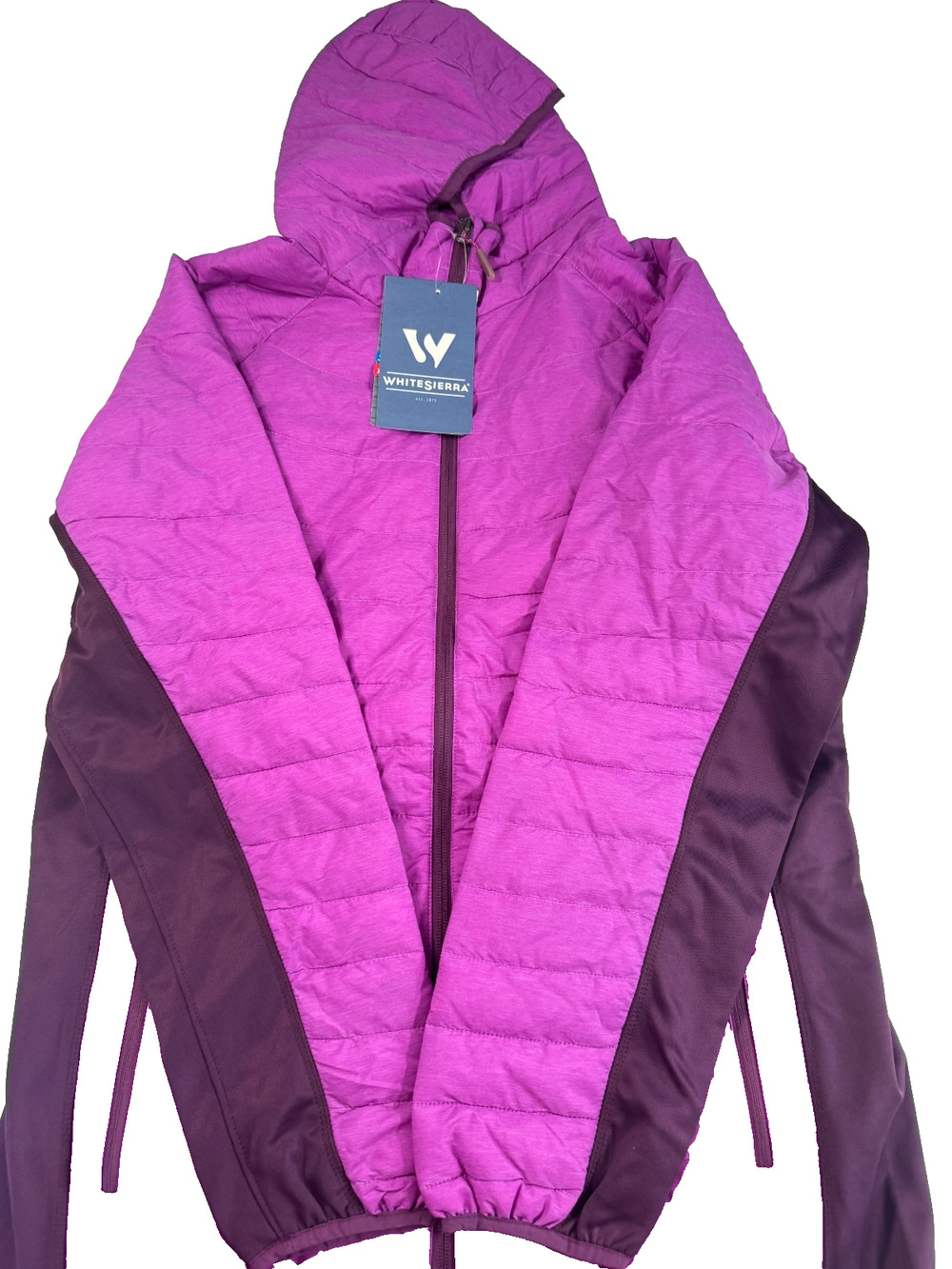 White Sierra Women's Zephyr Insulated Jacket Sparkling Grape Size XL NWT